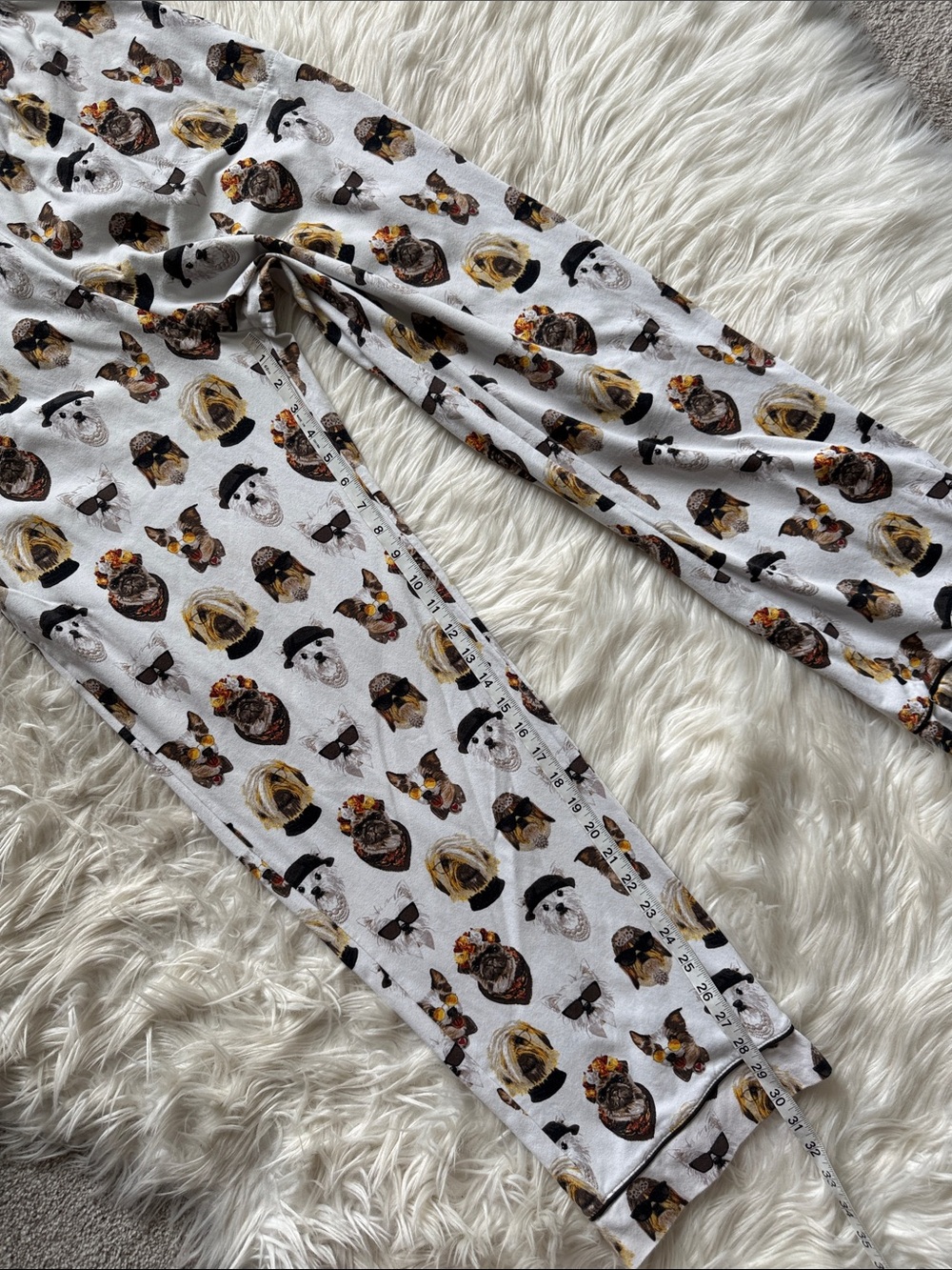 BedHead 2 piece Set Pajamas with Dogs Print Size XL - Picture 10 of 12